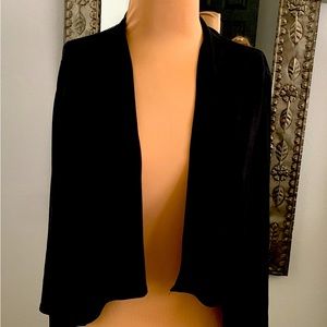 JACKET OPEN LIGHTWEIGHT WITH SEMI SHEER BACK.  SIZE SMALL